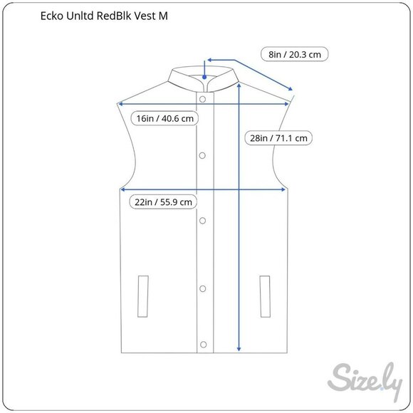 Ecko Unltd Mens Medium Red Black Heather Full Zip Hooded Hood Puffer Vest Size M - Picture 2 of 8